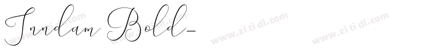 Inndam Bold字体转换